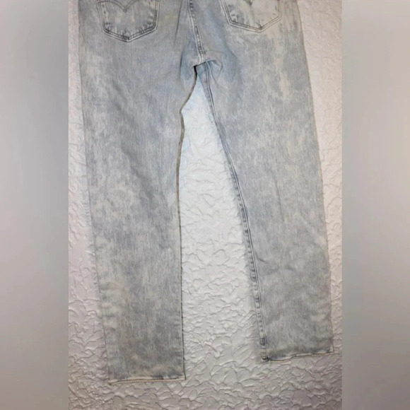 Levi’s 501 Original Fit Straight Leg Button Fly Stone Wash Denim Jeans 34x34 - Picture 10 of 16